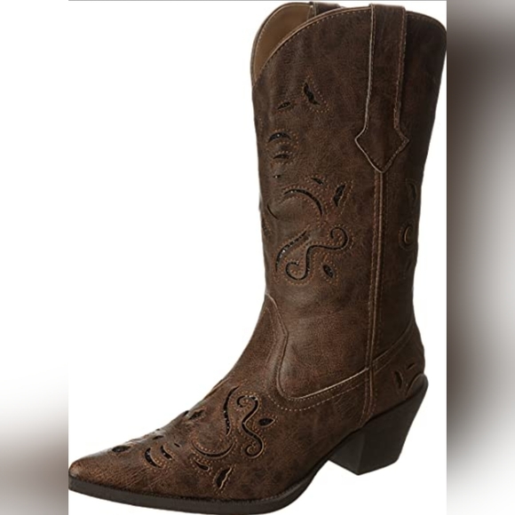 Roper Shoes Roper Glitter Underlay Boots Poshmark